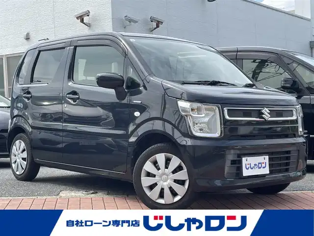 スズキ ワゴンＲ HYBRID FX 福岡県 2017(平29)年 8.3万km ブルーイッシュブラックパール3 (株)IDOMが運営する【じしゃロン八幡西店】の自社ローン専用車両になります。こちらは現金またはオートローンご利用時の価格です。自社ローンご希望の方は別途その旨お申付け下さい/純正SDナビ【CN-RZ73】/(Bluetooth/DVD/CD/SD/ipod/フルセグTV)/アイドリングストップ/横滑り防止機能/ETC/ベンチシート/D席シートヒーター/ヘッドライトレベライザー/スペアキー一本