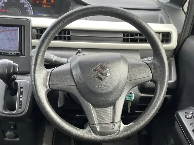 スズキ ワゴンＲ HYBRID FX 福岡県 2017(平29)年 8.3万km ブルーイッシュブラックパール3 (株)IDOMが運営する【じしゃロン八幡西店】の自社ローン専用車両になります。こちらは現金またはオートローンご利用時の価格です。自社ローンご希望の方は別途その旨お申付け下さい/純正SDナビ【CN-RZ73】/(Bluetooth/DVD/CD/SD/ipod/フルセグTV)/アイドリングストップ/横滑り防止機能/ETC/ベンチシート/D席シートヒーター/ヘッドライトレベライザー/スペアキー一本