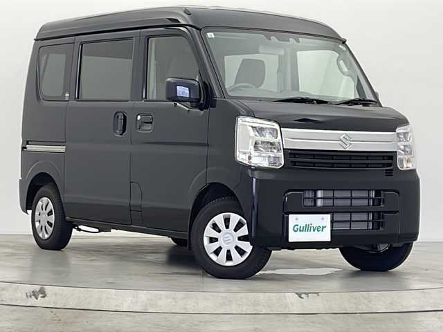 スズキ エブリイ JOINターボ 宮城県 2024(令6)年 0.3万km ブルーイッシュブラックパール3 パイオニアディスプレイオーディオ/ETC/バックカメラ/前後ドライブレコーダー/パートタイム4WD/インタークーラーターボ/デュアルカメラブレーキサポート/リアパーキングセンサー/誤発信抑制機能/ハイビームアシスト/シートヒーター/充電用USBポート/ABS/衝突被害軽減システム/LEDヘッドライト/スマートキー/レーンキープアシスト/夏タイヤ４本車載/禁煙車