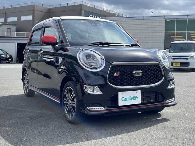 ダイハツ キャスト スポーツ SAⅢ 山梨県 2018(平30)年 4.6万km ブラックマイカメタリック ４WD /momoステアリング　/純正ナビ　/ツートンカラー　　/フルセグ　/ＥＴＣ　/ドライブレコーダー　/Ｂｌｕｅｔｏｏｔｈ接続　/前席シートヒーター　/パドルシフト　/ハーフレザーシート　/衝突軽減装置　/オートライト　/オートエアコン