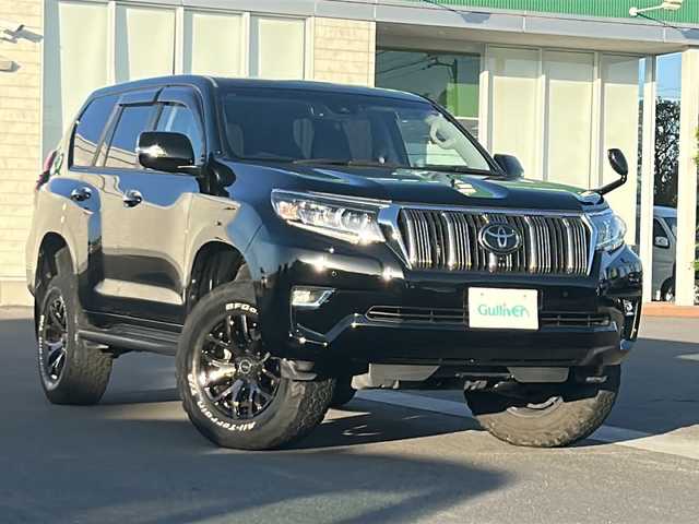 トヨタ ランドクルーザー プラド TX Lパッケージ 香川県 2021(令3)年 7万km ブラック 〇4WD/〇ムーンルーフ/〇ワンオーナー/〇ALPINE9インチナビ/〇フルセグTV/〇バックカメラ/〇ビルトインETC/〇アルパイン後席用モニター/〇レーダークルーズコントロール/〇クリアランスソナー/〇セーフティセンス/・衝突被害軽減ブレーキ/・車線逸脱防止支援システム/・交通標識認識システム/〇LEDヘッドライト/〇革巻きステアリングホイール/〇ブラック革シート/〇前席パワーシート/〇前席シートヒーター/エアシート/〇RAYS17インチアルミホイール/〇スマートキー/〇プッシュエンジンスタート/〇禁煙車