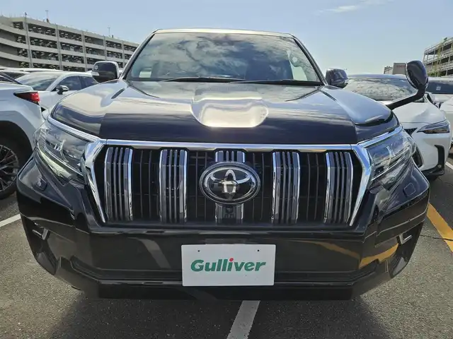 トヨタ ランドクルーザー プラド TX Lパッケージ 香川県 2021(令3)年 7万km ブラック 〇ワンオーナー/〇サンルーフ/〇ALPINE9インチナビ/〇フルセグTV/〇バックモニター/〇ビルトインETC/〇後席用モニター/〇レーダークルーズコントロール/〇コーナーセンサー/〇セーフティセンス/〇パーキングサポートブレーキ/〇クリアランスソナー/〇LEDヘッドライト/〇革巻きステアリングホイール/〇黒革シート/〇パワーシート/〇エアシート/シートヒーター/〇RAYS17インチアルミホイール/〇スマートエントリー/スタートシステム/〇禁煙車