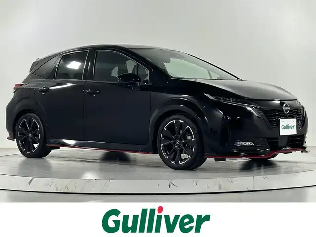 日産 オーラ ニスモ 佐賀県 2022(令4)年 1.3万km スーパーブラック 純正9インチナビ/フルセグTV/Bluetooth/Applecarplay/Androidauto/デジタルインナールームミラー/プロパイロット/全方位カメラ/レーダークルーズコントロール/レーンアシスト/ロードサインアシスト/オートライト/オートマチックハイビーム/クリアランスソナー/LEDヘッドライト/LEDフォグライト/ビルトインETC2.0/純正前方ドライブレコーダー/ステアリングヒーター/純正17インチアルミホイール/置くだけ充電/運転席・助手席シートヒーター/スペアキー