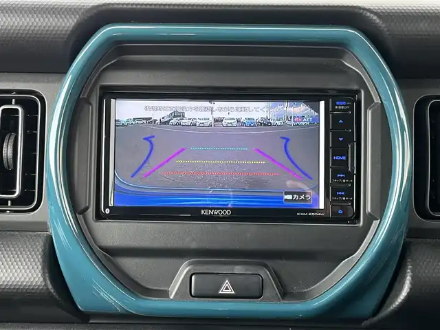 スズキ ハスラー HYBRID X 奈良県 2020(令2)年 6万km ブリスクブルーメタリック/ホワイト2トーンルーフ 社外ナビ　[KXM-E504W]/バックカメラ　/シートヒーター　/フルセグＴＶ　/ＥＴＣ　/デュアルカメラブレーキサポート　/クリアランスソナー　/ＬＥＤヘッドライト　/フォグライト　/車線逸脱警報　/純正１５インチＡＷ