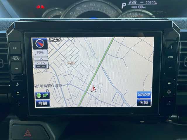 ダイハツ ウェイク 茨城県 2015(平27)年 7.8万km グレー 純正ナビ【NSZN-W65DBWAKE】/　　　(BT/フルセグ/CD/DVD)/バックカメラ/両側パワースライドドア/レーンキープアシスト/横滑り防止装置/LEDオートライト/純正15インチアルミホイール/純正フロアマット/プッシュスタート/ETC