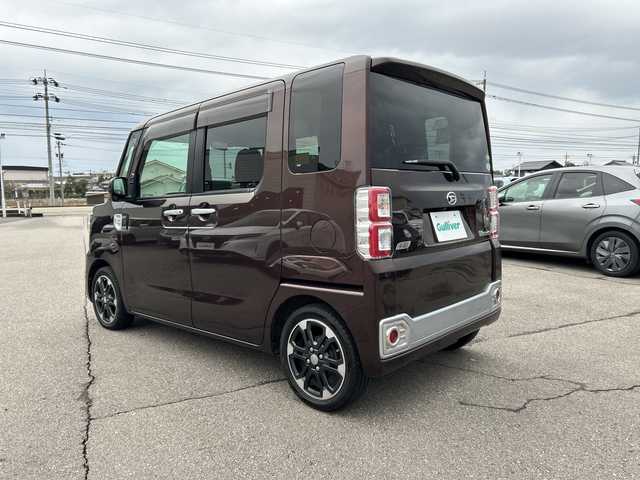 ダイハツ ウェイク G SA 富山県 2015(平27)年 5.7万km プラムブラウンクリスタルマイカ 純正ＳＤナビ/【CD/DVD/SD/USB/BT/フルセグＴＶ】/バックカメラ/両側パワースライドドア/衝突軽減ブレーキ/純正フロアマット/純正１５インチアルミホイール/ベンチシート/オートライト/ＬＥＤヘッドライト/スマートキー×１