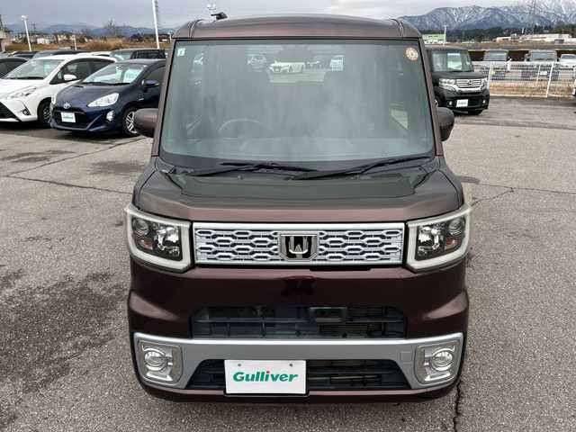 ダイハツ ウェイク G SA 富山県 2015(平27)年 5.7万km プラムブラウンクリスタルマイカ 純正ＳＤナビ/【CD/DVD/SD/USB/BT/フルセグＴＶ】/バックカメラ/両側パワースライドドア/衝突軽減ブレーキ/純正フロアマット/純正１５インチアルミホイール/ベンチシート/オートライト/ＬＥＤヘッドライト/スマートキー×１