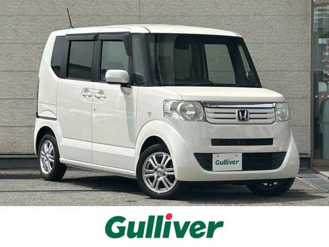 ホンダ Ｎ ＢＯＸ G Lパッケージ 兵庫県 2012(平24)年 10.6万km プレミアムホワイトパール 純正ディーラーナビ/（CD/DVD/SD）/バックカメラ/片側パワースライド/ETC/ヘッドライトレベライザー/横滑り防止機能/フロアマット/ドアバイザー/スマートキー/スペアキー
