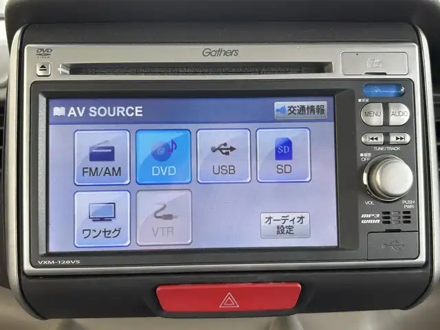 ホンダ Ｎ ＢＯＸ G Lパッケージ 兵庫県 2012(平24)年 10.6万km プレミアムホワイトパール 純正ディーラーナビ/（CD/DVD/SD）/バックカメラ/片側パワースライド/ETC/ヘッドライトレベライザー/横滑り防止機能/フロアマット/ドアバイザー/スマートキー/スペアキー