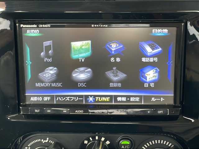 スズキ ジムニー クロスアドベンチャー 富山県 2013(平25)年 9.6万km ブルーイッシュブラックパール3 社外ナビ/レザーシート/ＥＴＣ/ＬＥＤヘッドランプ/フルセグTV/純正フロアマット/盗難防止装置/スペアキー/アルミホイール/フォグランプ/背面タイヤ/ヒートシーター/ドライブレコーダー/Ｍ／Ｔタイヤ