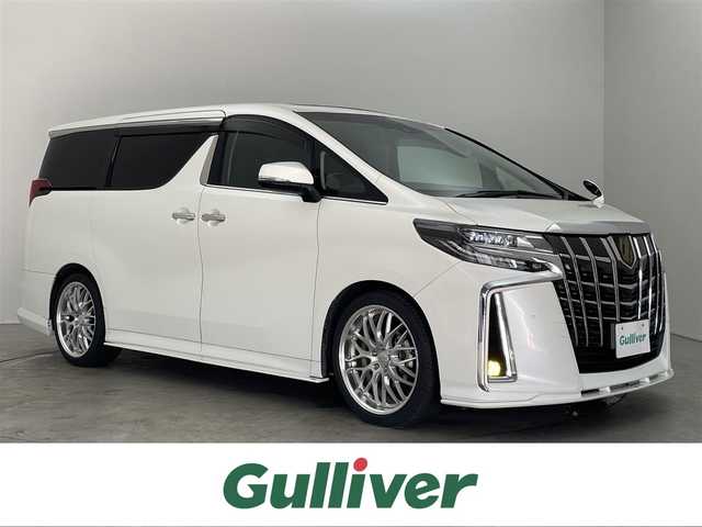 トヨタ アルファード S Cパッケージ 埼玉県 2019(平31)年 5.3万km ホワイトパールクリスタルシャイン サンルーフ　ＡＬＰＩＮＥ１１インチナビ　ＡＬＰＩＮＥフリップダウンモニター　ＥＴＣ　社外エアロ　三眼ＬＥＤヘッドライト　ＨＤＭＩ　デジタルインナーミラー　ＢＳＭ　シートヒーター　ベンチレーション　ＴＶ
