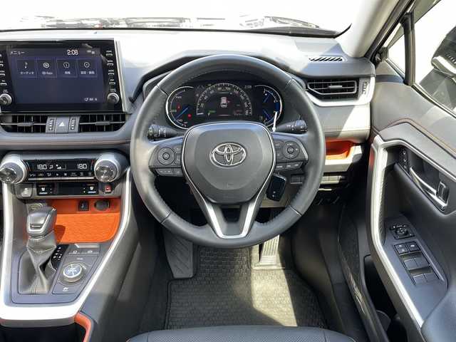 トヨタ ＲＡＶ４ ハイブリッド アドベンチャー 山口県 2022(令4)年 4.8万km アティチュードブラックマイカ TRDフロントエアロ/メーカーOPパノラマムーンルーフ/純正ディスプレイオーディオ/・AM/FM/Bluetooth/・DVDキット/バックカメラ/トヨタセーフティセンス/・プリクラッシュセーフティ/・レーントレーシングアシスト/・レーンディパーチャーアラート/・ブラインドスポットモニター/・アダプティブドライビングビーム/・レーダークルーズコントロール/・クリアランスソナー/ハンドルヒーター/D/N席シートヒーター/D/N席エアシート/前後ドライブレコーダー/ETC/メモリ機能付きパワーシート/純正LEDヘッドライト/純正19インチAW
