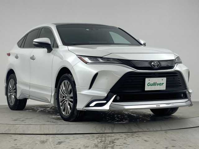 トヨタ ハリアー Z レザーパッケージ 熊本県 2023(令5)年 4.7万km プラチナホワイトパールマイカ パノラマルーフ/JBLサウンド/全方位カメラ/バックカメラ/モデリスタ/トヨタセーフティーセンス/メモリナビ/フルセグテレビ/プッシュスタート/ETC2.0/純正LEDライト/レーンキープアシスト/レーダークルーズコントロール
