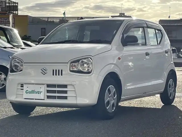 スズキ アルト F 広島県 2020(令2)年 1.4万km スペリアホワイト CDオーディオ/盗難防止装置/横滑り防止装置/スペアキー/リモコンキー/ハロゲンライト/ドアバイザー/保証書/取扱説明書