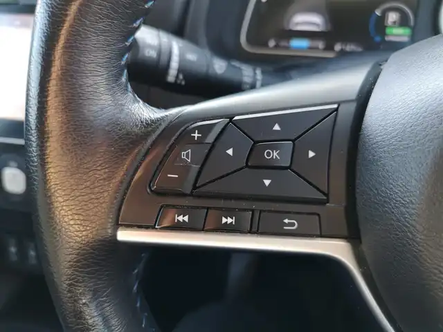 日産 リーフ X 茨城県 2019(令1)年 10万km ブリリアントホワイトパール/オーロラフレアブルーパール 2トーン 純正ナビ/【AM・FM・DISC・MusicBox・TV・SD・iPod・BT・AUX】/シートヒーター/プロパイロット/レーダークルコン/ETC/全方位カメラ/デジタルインナーミラー/前方ドラレコ/前後コーナーセンサー/ステアリングヒーター/BSM/純正フロアマット/純正アルミホイール