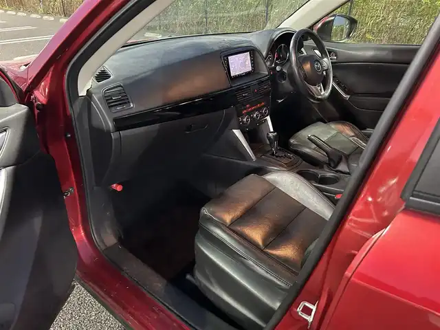 マツダ ＣＸ－５ XD Lパッケージ 宮城県 2013(平25)年 19.3万km ソウルレッドプレミアムメタリック ケンウッドナビ/フルセグTV/クルーズコントロール/ETC/D席パワーシート/前席シートヒーター/バックカメラ/純正フロアマット/オートライト/レザーシート/純正17インチアルミホイール