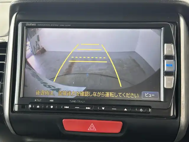 ホンダ Ｎ ＢＯＸ カスタム G ターボパッケージ 岡山県 2012(平24)年 11.7万km クリスタルブラックパール 純正ナビ/バックカメラ/両側パワースライドドア/ETC/クルーズコントロール/オートライト/HID/フォグランプ/純正アルミホイール