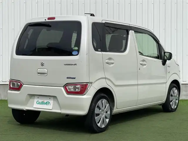 スズキ ワゴンＲ HYBRID FX 香川県 2018(平30)年 2.9万km ピュアホワイトP ナビ　ＴＶ　ＤＶＤ再生　Ｂｌｕｅｔｏｏｔｈ　全方位モニター　ドラレコ　ＥＴＣ
