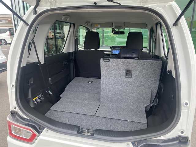 スズキ ワゴンＲ HYBRID FX 熊本県 2018(平30)年 2.9万km ピュアホワイトP 社外ナビ（CN-RE06WD）/【フルセグTV/Bluetooth/CD/DVD】/ドライブレコーダー前後/ETC/D席シートヒーター/アイドリングストップ/横滑り防止装置/フロアマット/保証書/取扱説明書/スペアキー