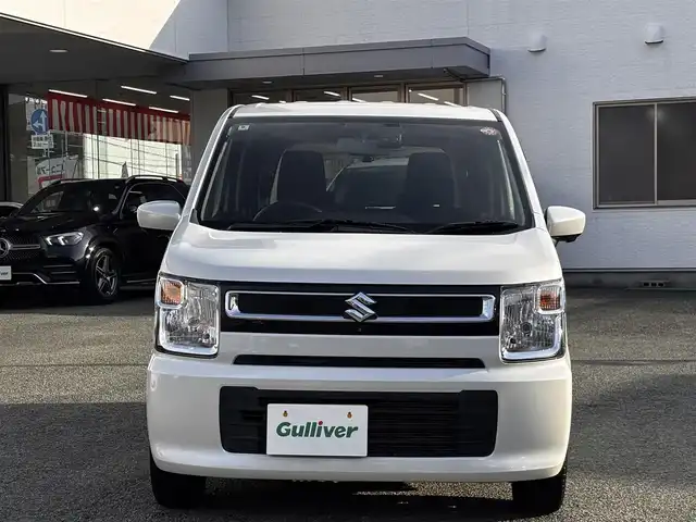 スズキ ワゴンＲ HYBRID FX 熊本県 2018(平30)年 2.9万km ピュアホワイトP 社外ナビ（CN-RE06WD）/【フルセグTV/Bluetooth/CD/DVD】/ドライブレコーダー前後/ETC/D席シートヒーター/アイドリングストップ/横滑り防止装置/フロアマット/保証書/取扱説明書/スペアキー
