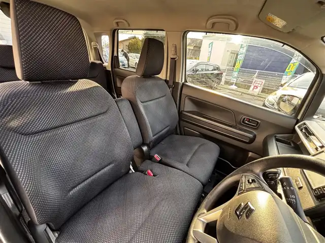 スズキ ワゴンＲ HYBRID FX 熊本県 2018(平30)年 2.9万km ピュアホワイトP 社外ナビ（CN-RE06WD）/【フルセグTV/Bluetooth/CD/DVD】/ドライブレコーダー前後/ETC/D席シートヒーター/アイドリングストップ/横滑り防止装置/フロアマット/保証書/取扱説明書/スペアキー