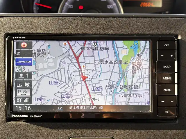 スズキ ワゴンＲ HYBRID FX 熊本県 2018(平30)年 2.9万km ピュアホワイトP 社外ナビ（CN-RE06WD）/【フルセグTV/Bluetooth/CD/DVD】/ドライブレコーダー前後/ETC/D席シートヒーター/アイドリングストップ/横滑り防止装置/フロアマット/保証書/取扱説明書/スペアキー