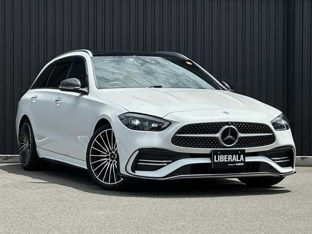 メルセデス・ベンツ Ｍ・ベンツ Ｃ２２０ｄ アバンギャルド　AMGライン 福島県 2022(令4)年 3.4万km パール 外装色：オパリスホワイト（885）/レーダーセーフティパッケージ/レザーエクスクルーシブパッケージ/・黒レザーシート/ベーシックパッケージ/・純正MBUXナビ/・ヘッドアップディスプレイ/パノラマサンルーフ/Burmesterサウンド/アクティブクルーズコントロール/ブラインドスポットモニター/レーンキープ/パワーシート/シートヒーター/360°カメラ/CarPlay/フルセグTV/ワイヤレス充電/デジタルライト/純正19インチAW/パワーバックドア/ドラレコ前後/アンビエントライト