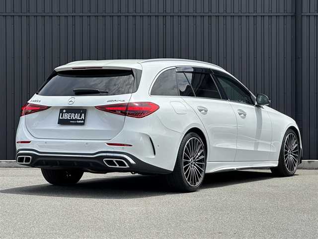 メルセデス・ベンツ Ｍ・ベンツ Ｃ２２０ｄ アバンギャルド　AMGライン 福島県 2022(令4)年 3.4万km パール 外装色：オパリスホワイト（885）/レーダーセーフティパッケージ/レザーエクスクルーシブパッケージ/・黒レザーシート/ベーシックパッケージ/・純正MBUXナビ/・ヘッドアップディスプレイ/パノラマサンルーフ/Burmesterサウンド/アクティブクルーズコントロール/ブラインドスポットモニター/レーンキープ/パワーシート/シートヒーター/360°カメラ/CarPlay/フルセグTV/ワイヤレス充電/デジタルライト/純正19インチAW/パワーバックドア/ドラレコ前後/アンビエントライト