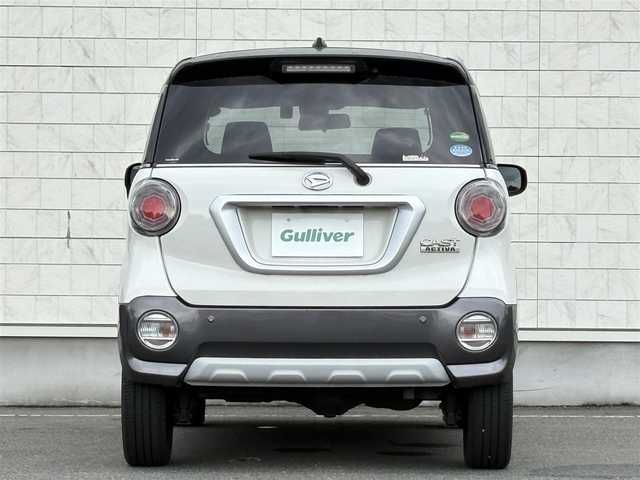 ダイハツ キャスト アクティバ G ターボ SAⅡ 岩手県 2016(平28)年 3.7万km パールホワイトⅢ 禁煙車/4WD/ターボ/純正エンジンスターター/ルーフラッピング（カーボン調シート）/ディーラーオプションナビ/→フルセグTV/Bluetooth/CD/DVD/FM/AM/HDMI/バックカメラ/ステアリングスイッチ（ナビ連動）/横滑り防止装置/ダウンヒルアシストコントロール/リアコーナーセンサー/衝突軽減システム/オートライト/LEDヘッドライト/LEDフォグライト/〇プッシュスタート/〇電動格納ミラー/〇フロアマット/〇ドアバイザー/〇シガーソケット/〇USBポート/〇スペアキー/取扱説明書/ETC/前方ドライブレコーダー/冬タイヤ純正アルミホイール車載/→6mm×4本
