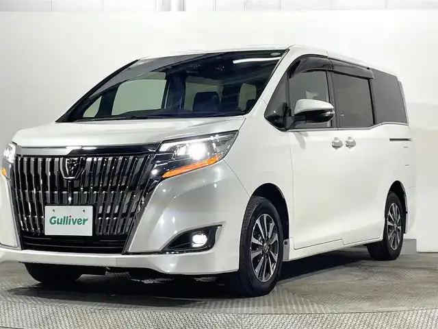 トヨタ エスクァイア Gi 大阪府 2019(平31)年 7.2万km ホワイトパールクリスタルシャイン 純正ナビＴＶ　後席モニター　バックカメラ　レザーシート　シートヒーター　クルコン　衝突軽減　ＥＴＣ　ドラレコ　両側パワスラ　レーンアシスト　アイドリングストップ　オートマチックハイビーム　スマートキー