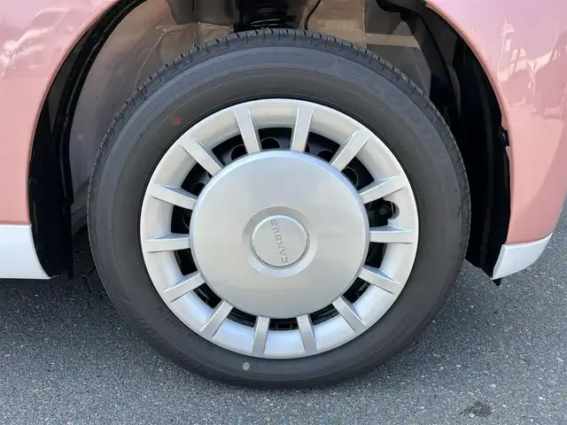 ダイハツ ムーヴ キャンバス ストライプス X 静岡県 2025(令7)年 0.1千km シャイニングホワイトパール/アプリコットピンクメタリック 届出済未使用車/登録時走行距離13km/スマートアシスト/純正９型ディスプレイオーディオ/フルセグＴＶ/バックカメラ/ＡＰＰＬＥＣＡＲＰＬＡＹ/ＨＤＭＩ接続/BTオーディオ/ＵＳＢ接続/ワイヤレス充電Ｑｉ/両側電動スライドドア/スマートキー/オートハイビーム