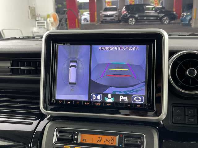 スズキ スペーシア カスタム HYBRID XS 愛知県 2020(令2)年 4.7万km アーバンブラウンパールメタリック 禁煙車/純正8インチナビ/（ＤＶＤ/フルセグTV/Bluetooth/ＡＭ/ＦＭ）/全方位カメラ/スズキセーフティサポート/・衝突軽減ブレーキ/・レーンキープアシスト/・パーキングセンサー/ヘッドアップディスプレイ/ETC/前後ドライブレコーダー/ハーフレザーシート/シートヒータ/両側パワースライドドアー/ＬＥＤヘッドライト/フロントフォグランプ/オートライト/スマートキー/プッシュスタート/純正１５インチアルミホイール/純正フロアマット