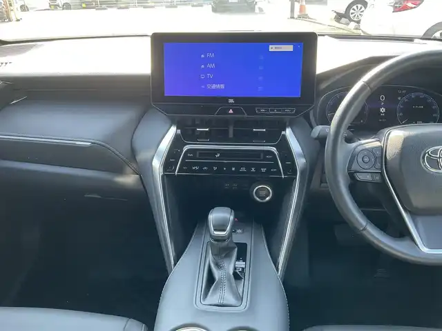 トヨタ ハリアー Z 滋賀県 2022(令4)年 1.2万km ブラック ワンオーナー/トヨタセーフティセンス/レーダークルーズコントロール/ブラインドスポットモニター/スペアタイヤ有り/12.3インチディスプレイオーディオプラス/　　　JBLプレミアムサウンドシステム/・Bluetooth、フルセグテレビ、HDMI端子/・AppleCayPlay/AndroidAuto/バックカメラ/ビルトインETC.20/デジタルインナーミラー/運転席パワーシート/パワーバックドア/LEDヘッドライト/LEDフォグランプ/純正19インチアルミホイール/3Dレザー調フロアマット/スペアキー有り/取扱説明書/保証書/