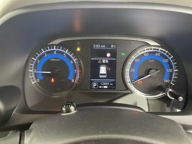 日産 デイズ X 熊本県 2021(令3)年 1.3万km 黒 純正ディスプレイオーディオ/BT/USB/AM/FM/バックカメラ/前後ドラレコ/エマージェンシーブレーキ/車線逸脱警報/コーナーセンサー/オートライト/・ハロゲンライト/・ヘッドライトレベライザー/純正ドアバイザー/純正フロアマット/プッシュスタート/・スマートキー/・スペアキー×１