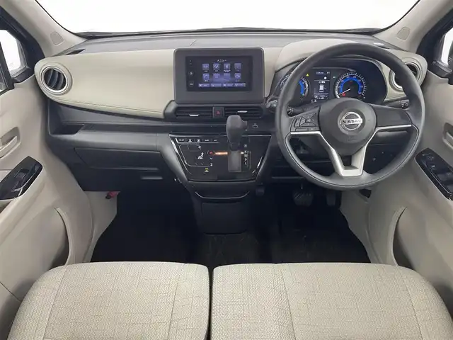 日産 デイズ X 熊本県 2021(令3)年 1.3万km 黒 純正ディスプレイオーディオ/BT/USB/AM/FM/バックカメラ/前後ドラレコ/エマージェンシーブレーキ/車線逸脱警報/コーナーセンサー/オートライト/・ハロゲンライト/・ヘッドライトレベライザー/純正ドアバイザー/純正フロアマット/プッシュスタート/・スマートキー/・スペアキー×１
