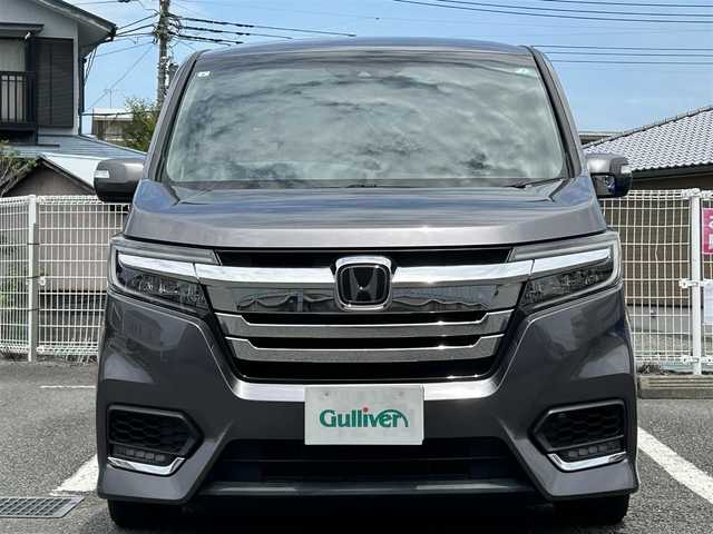 ホンダ ステップワゴン 静岡県 2017(平29)年 5.6万km モダンスティールM ユーザー買い取り車両/D/Nシートヒーター/ブレーキホールド/衝突軽減ブレーキ/レーンアシスト/パワーウィンドウ/EVスイッチ/フリップダウンモニター/純正アルミホイール16インチ/2.5A　USBソケット/12V　シガーソケット/TV　ワンセグ/ビルドインETC