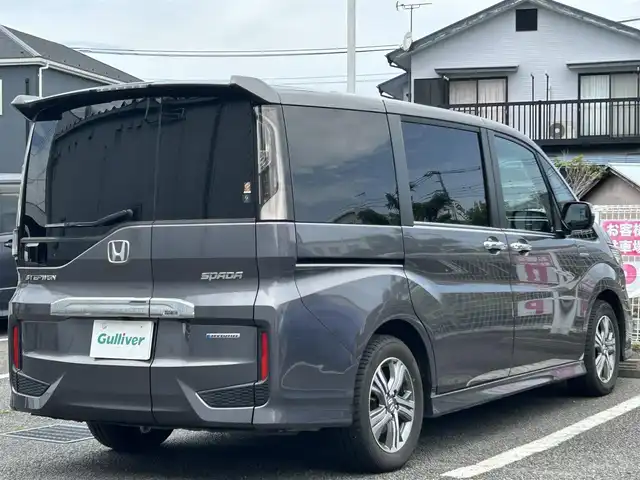 ホンダ ステップワゴン 静岡県 2017(平29)年 5.6万km モダンスティールM ユーザー買い取り車両/D/Nシートヒーター/ブレーキホールド/衝突軽減ブレーキ/レーンアシスト/パワーウィンドウ/EVスイッチ/フリップダウンモニター/純正アルミホイール16インチ/2.5A　USBソケット/12V　シガーソケット/TV　ワンセグ/ビルドインETC
