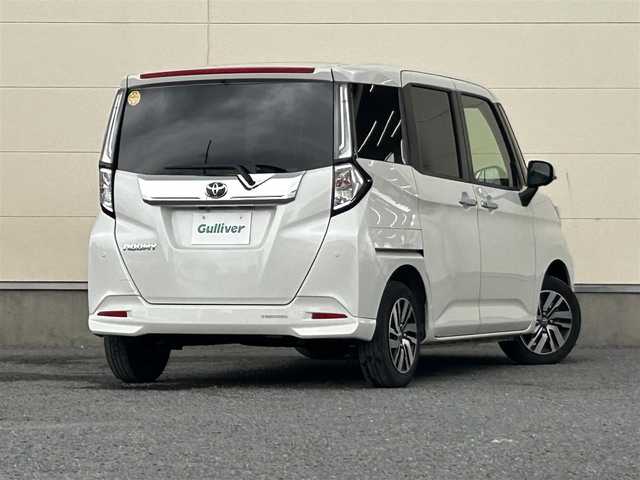 トヨタ ルーミー カスタムG 茨城県 2021(令3)年 6.1万km パールホワイトⅢ 純正ナビ/フルセグTV/Bluetooth/全方位カメラ/ETC/クルーズコントロール/両側パワースライドドア/シートヒーター/コーナーセンサー/レーンキープアシスト/盗難防止装置/純正アルミホイール/純正フロアマット/アイドリングストップ/LEDヘッドライト/オートライト