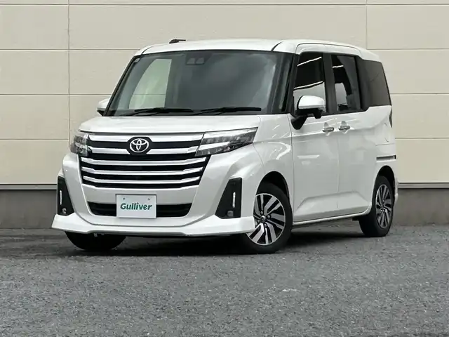 トヨタ ルーミー カスタムG 茨城県 2021(令3)年 6.1万km パールホワイトⅢ 純正ナビ/フルセグTV/Bluetooth/全方位カメラ/ETC/クルーズコントロール/両側パワースライドドア/シートヒーター/コーナーセンサー/レーンキープアシスト/盗難防止装置/純正アルミホイール/純正フロアマット/アイドリングストップ/LEDヘッドライト/オートライト