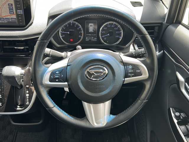 ダイハツ ムーヴ カスタム RS ハイパーLTD SAⅢ 沖縄県 2018(平30)年 3.7万km パールホワイトⅢ 純正ナビ　/（ＡＭ／ＦＭ／ＣＤ／ＤＶＤ／ＢＴ）　/全方位モニター　/フルセグＴＶ　/ハーフレザー　/シートヒーター　/ドラレコ　/コーナーセンサー　/衝突軽減　/純正フロアマット　/オートマチックハイビーム/オートライト/純正15AW/スマートキー/LEDヘッドライト/横滑り防止