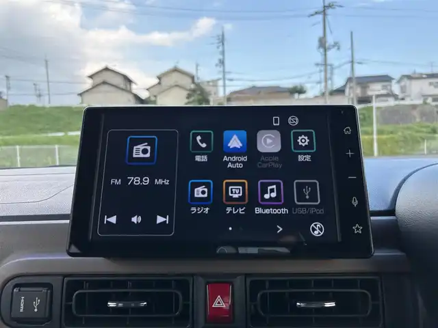 ダイハツ ムーヴ キャンバス セオリー X 岡山県 2023(令5)年 3.5万km ブラックマイカメタリック 純正9インチディスプレイオーディオ/フルセグTV、Bluetooth、AM、FM/AppleCarplay、AndroidAuto/バックカメラ/ETC/両側パワースライドドア/オートライト/スマートアシスト/スマートキー/プッシュスタート