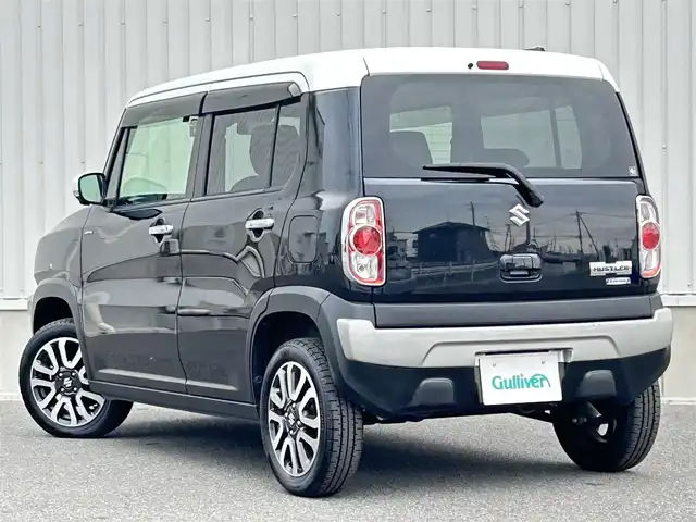 スズキ ハスラー Jスタイル Ⅱ 群馬県 2016(平28)年 6万km ブルーイッシュブラックパール 純正メモリーナビ/（CD/DVD/USB/AUX/Bluetooth）/フルセグテレビ/全方位モニター/デュアルカメラブレーキサポート/誤発進抑制機能/車線逸脱警報機能/ふらつき警報機能/先行車発進お知らせ機能/ハーフレザーシート/シートヒーター/プッシュスタート/HIDヘッドライト/アイドリングストップ/ETC/オートライト/ISOFIX