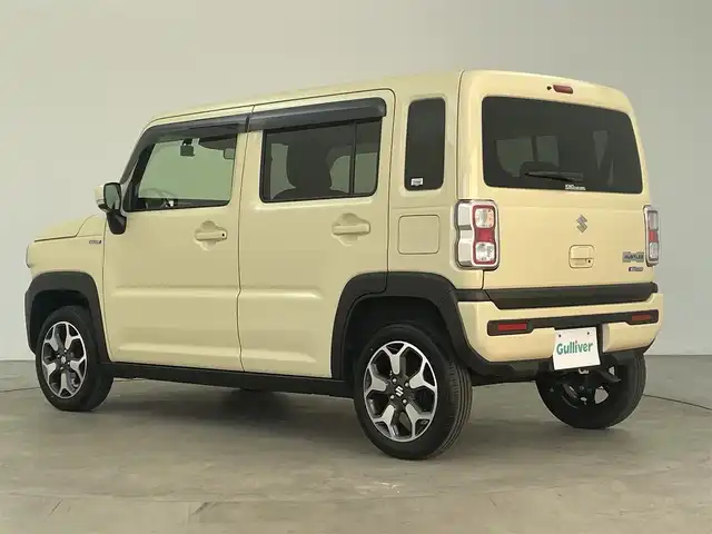 スズキ ハスラー HYBRID X 大分県 2024(令6)年 1.9万km シフォンアイボリーM 衝突軽減ブレーキ/レーンアシスト/オートハイビーム/社外SDナビ/（フルセグ/CD/DVD/Bluetooth）/前後ドライブレコーダー/前席シートヒーター/ステアリングスイッチ/電動格納ミラー/スマートキー・プッシュスタート/オートライト/LEDヘッドライト/保証書・取扱説明書