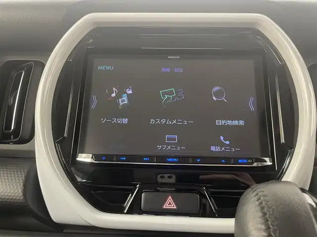 スズキ ハスラー HYBRID X 大分県 2024(令6)年 1.9万km シフォンアイボリーM 衝突軽減ブレーキ/レーンアシスト/オートハイビーム/社外SDナビ/（フルセグ/CD/DVD/Bluetooth）/前後ドライブレコーダー/前席シートヒーター/ステアリングスイッチ/電動格納ミラー/スマートキー・プッシュスタート/オートライト/LEDヘッドライト/保証書・取扱説明書