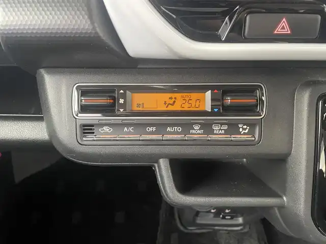 スズキ ハスラー HYBRID X 大分県 2024(令6)年 1.9万km シフォンアイボリーM 衝突軽減ブレーキ/レーンアシスト/オートハイビーム/社外SDナビ/（フルセグ/CD/DVD/Bluetooth）/前後ドライブレコーダー/前席シートヒーター/ステアリングスイッチ/電動格納ミラー/スマートキー・プッシュスタート/オートライト/LEDヘッドライト/保証書・取扱説明書