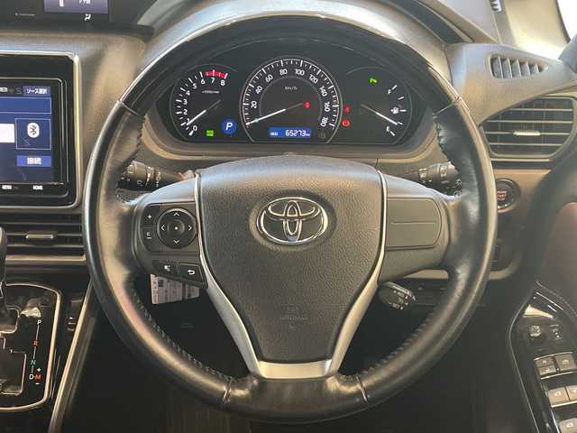 トヨタ エスクァイア Gi 埼玉県 2019(平31)年 6.6万km スパークリングブラックパールクリスタルシャイン セーフティセンス/純正9インチナビ/　　CD/DVD/BT/USB/HDMI/フルセグ/バックカメラ/両側電動スライドドア/クルーズコントロール/コーナーセンサー/ハーフレザーシート/シートヒーター/15インチアルミホイール/ETC2.0/スマートキー/禁煙車