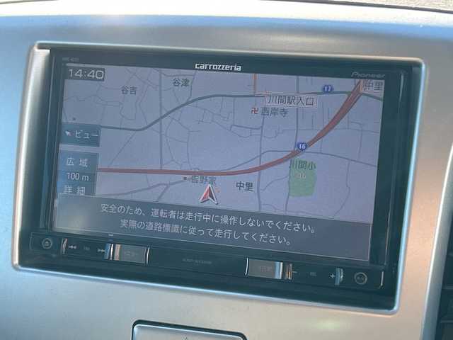 スズキ ワゴンＲ FZ 茨城県 2014(平26)年 9.3万km ミステリアスバイオレットパール 社外ナビ　/衝突軽減システム　/アイドリングストップ　/シートヒーター　/プッシュスタート/スペアキー　/電動格納ミラー　/横滑り防止装置　/盗難防止装置　/パワーウィンドウ　/パワーステアリング　/ドアバイザー　/社外フロアマット