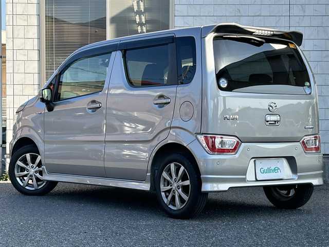 マツダ フレア ハイブリッドXS 福岡県 2021(令3)年 2.9万km シルバー ワンオーナー/社外8インチメモリナビ【CN-RZ865】/　(AM/FM/Bluetooth/iPod/フルセグTV)/全方位モニター/バックモニター/運転支援機能/・デュアルセンサーブレーキサポート/・誤発進抑制機能/・車線逸脱警報/・ふらつき警報/・先行車発進お知らせ機能/・後退時ブレーキサポート/・後方誤発進抑制機能/・ヘッドアップディスプレイ/リヤパーキングセンサー/純正14インチアルミホイール/前方ドライブレコーダー/ビルトインETC/革巻きステアリング/ステアリングスイッチ/シートヒーター(運転席)/純正フロアマット/電格ウインカーミラー/ドアバイザー/スペアキー×1/保証書/取扱説明書