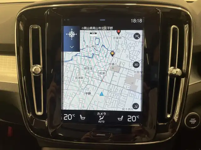ボルボ ＸＣ４０ 岡山県 2020(令2)年 4.9万km 黒Ⅱ 純正SENSUSナビ　/３６０°カメラ　/アップルカープレイ　/Bluetooth/ドラレコ（純正）/シートヒーター　/ステアリングヒーター　/City Safety/Lane keeping Aid/Road Sign Information/Drive Alert/自動防眩ミラー/ブレーキAH/オートライト/オートワイパー/オートハイビーム/パノラマガラスSR/ワイヤレスチャージ/ステアリングS/W/PTG