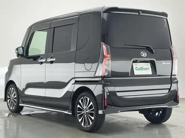 ダイハツ タント カスタム RS 愛知県 2024(令6)年 0.4万km ブラックマイカメタリック フォグランプ/プッシュスタート/ターボ車/Bluetooth/純正ナビ/LEDライト/両側パワースライドドア/カーテンエアバック/オートハイビーム/純正アルミホイール/前席シートヒーター
